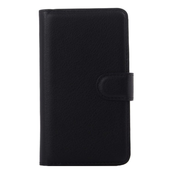 „Litchi“ atvēramais maciņš - melns (Xperia E4g)