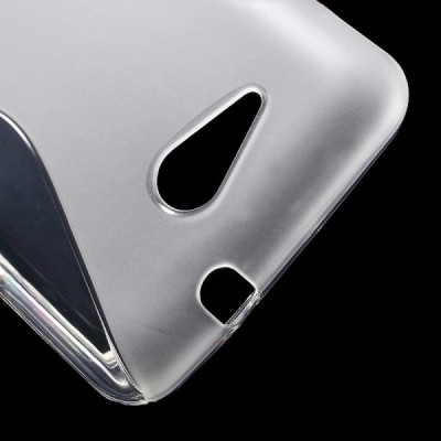 Sony Xperia E4g skaidrus (permatomas) kieto silikono TPU dėklas - nugarėlė / Priedai.lt