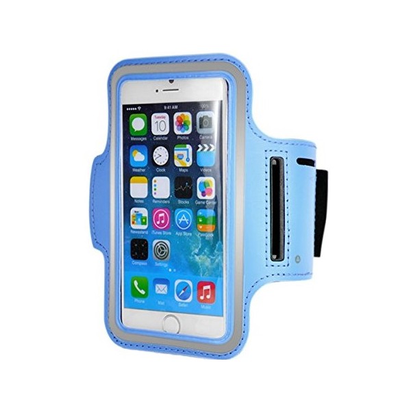 Futrālis sportam (rokas saite) - gaiši zils (L izmērs)