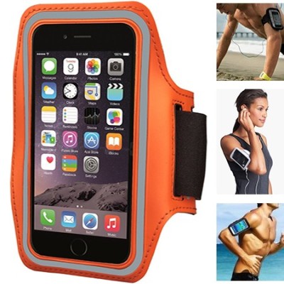 Futrālis sportam (rokas saite) - oranžs, universāls (L izmērs) / Vacins.lv