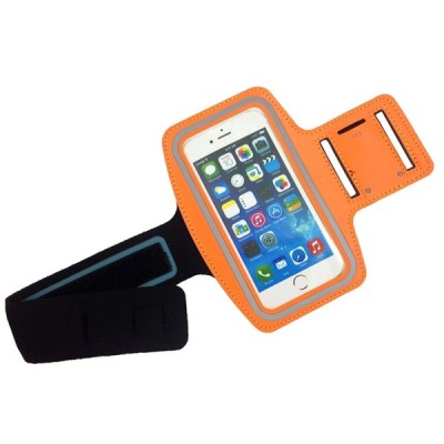 Futrālis sportam (rokas saite) - oranžs, universāls (L izmērs) / Vacins.lv