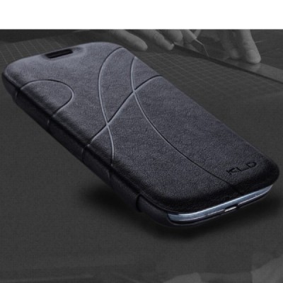 „Kalaideng“ Oscar atverčiamas juodas odinis Samsung Galaxy S3 dėklas / Priedai.lt