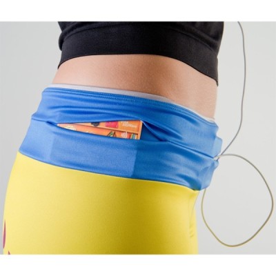 KengooRUN universalus sportinis geltonas diržas telefonui - dėklas (M dydis) / Priedai.lt