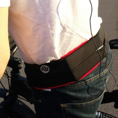 KengooRUN universalus sportinis geltonas diržas telefonui - dėklas (M dydis) / Priedai.lt