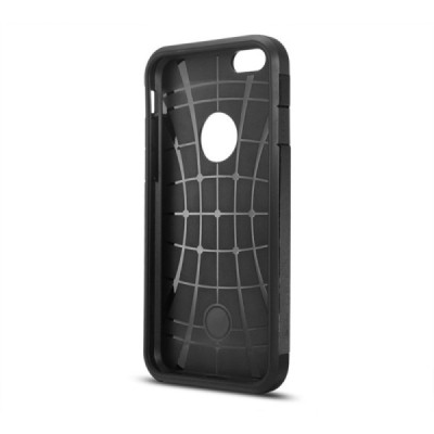 Pastiprinātas aizsardzības melns Apple iPhone 6 (6s) apvalks / Vacins.lv