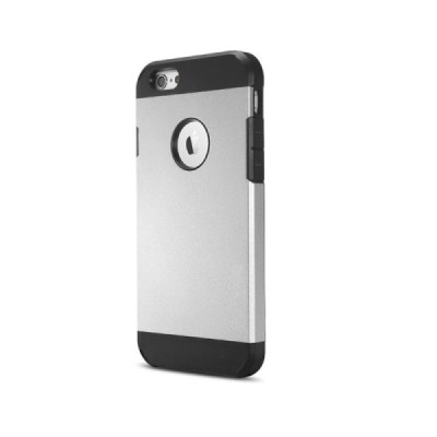 Pastiprinātas aizsardzības sudrabs Apple iPhone 6 (6s) apvalks / Vacins.lv