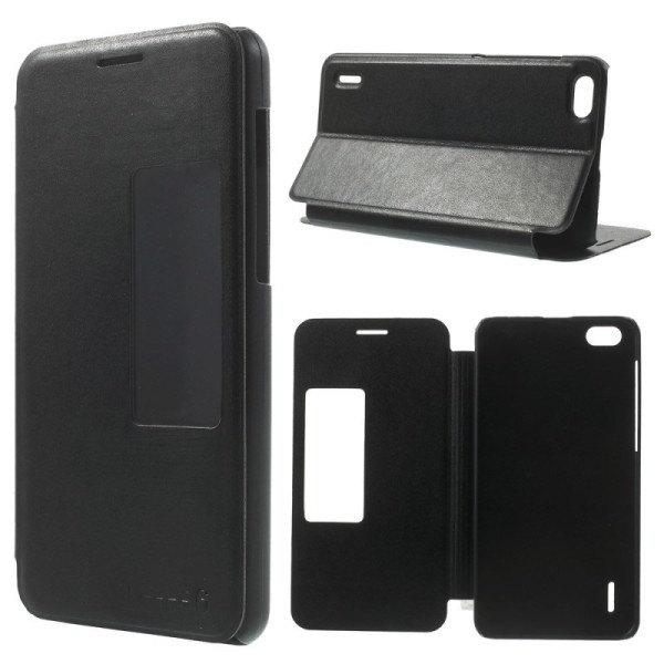 „Smart Window“ atvēramais maciņš - melns (Honor 6)