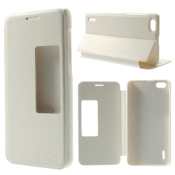 „Smart Window“ atvēramais maciņš - balts (Honor 6)