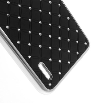 Huawei Honor 6 elegants melns apvalks ar spīduļiem / Vacins.lv