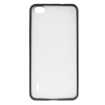 Dzidrs / melns cieta silikona un plastmasas Huawei Honor 6 bamperis, apvalks / vacins.lv