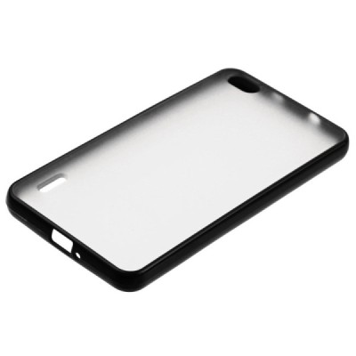 Dzidrs / melns cieta silikona un plastmasas Huawei Honor 6 bamperis, apvalks / vacins.lv