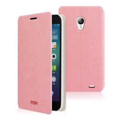 Meizu MX3 „Mofi“ Rui sērijas rozs ādas atvērams maciņš / Vacins.lv