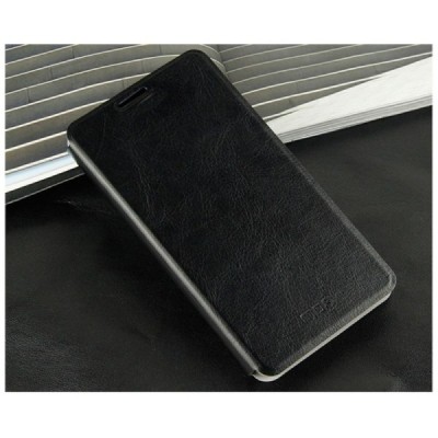 „Mofi“ Rui serijos Meizu MX4 juodas odinis atverčiamas dėklas / Priedai.lt