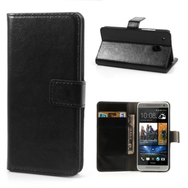 Atverčiamas odinis dėklas - juodas (One mini)