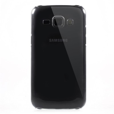 Samsung Galaxy J1 plastmasas dzidrs (caurspīdīgs) apvalks / Vacins.lv