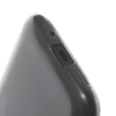 Samsung Galaxy J1 dzidrs (caurspīdīgs) cieta silikona TPU pasaulē planākais pelēks apvalks / Vacins.lv