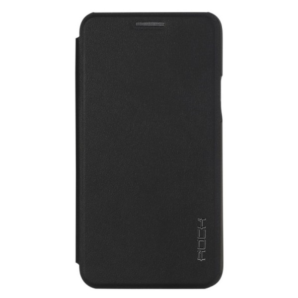 „ROCK“ Uni atvēramais futrālis - melns (Galaxy A3 2015)