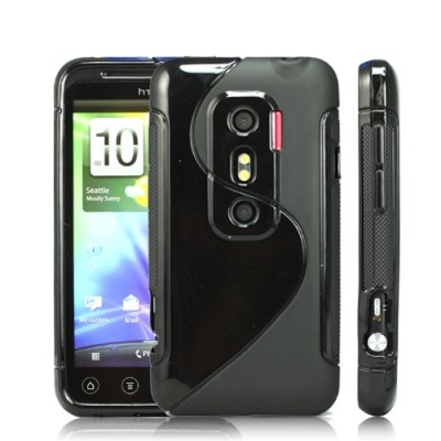 HTC Evo 3D juodas dėklas / Priedai.lt