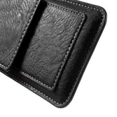 Universāls aizverams melns maciņš, ar kabatiņu kartem ielikt un iespēju piestiprināt pie siksnas (L izmērs) / Vacins.lv