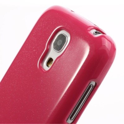 Mercury tamsiai rožinis Samsung Galaxy S4 mini TPU kieto silikono dėklas (nugarėlė) / Priedai.lt