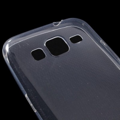 Samsung Galaxy Core Prime (G360) dzidrs (caurspīdīgs) cieta silikona TPU pasaulē planākais apvalks / Vacins.lv