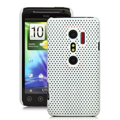 HTC Evo 3D tīkliņa formas balts apvalks / Vacins.lv