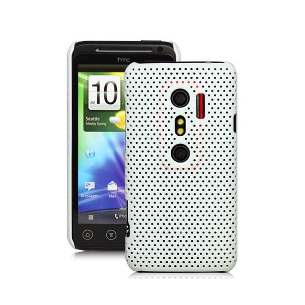 Tīkliņa formas apvalks - balts (Evo 3D)