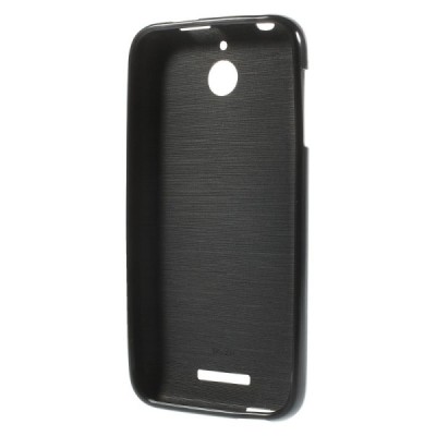 HTC Desire 510 cieta silikona (TPU) melns apvalks / vacins.lv