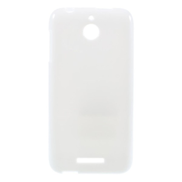 Kieto silikono (TPU) dėklas - baltas (Desire 510)