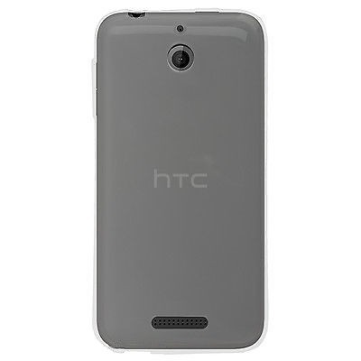 HTC Desire 510 skaidrus (permatomas) kieto silikono TPU ploniausias pasaulyje bespalvis dėklas / Priedai.lt