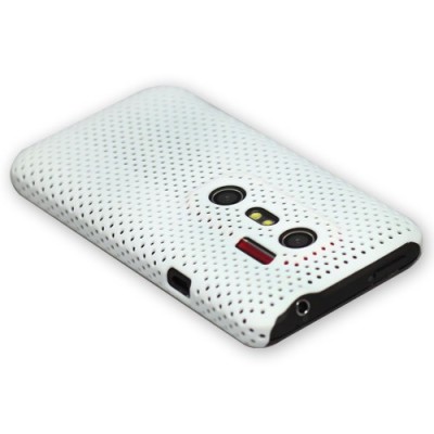 HTC Evo 3D tīkliņa formas balts apvalks / Vacins.lv
