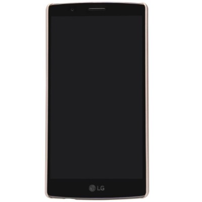 LG G4 (H815) Nillkin Frosted Shield zelta plastmasas apvalks + ekrāna aizsargplēve / Vacins.lv