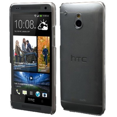 HTC One mini plastmasas dzidrs (caurspīdīgs) futrālis / Vacins.lv