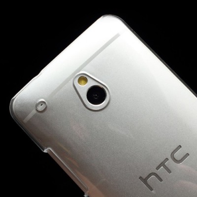 HTC One mini plastmasas dzidrs (caurspīdīgs) futrālis / Vacins.lv