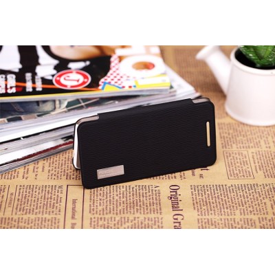 „ROCK“ Elegant HTC One mini atverčiamas juodas dėklas / Priedai.lt