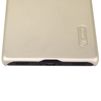 Huawei P8 Nillkin Frosted Shield zelta plastmasas apvalks + ekrāna aizsargplēve / Vacins.lv