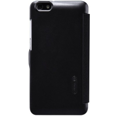 Huawei Honor 4X „Nillkin“ Fresh atvēramais melns maciņš / Vacins.lv