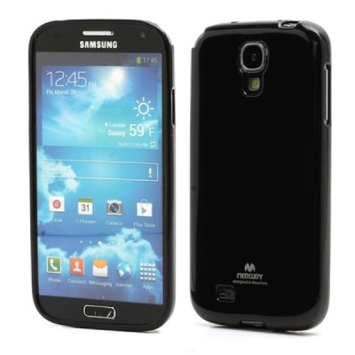 Samsung Galaxy S4 juodas Mercury kieto silikono (TPU) dėklas / Priedai.lt