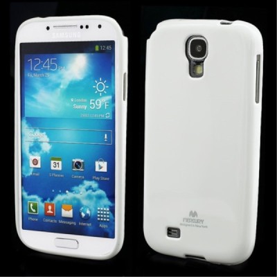 Samsung Galaxy S4 Mercury balts cieta silikona (TPU) apvalks / vacins.lv