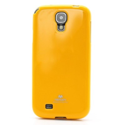Samsung Galaxy S4 geltonas Mercury kieto silikono (TPU) dėklas / Priedai.lt