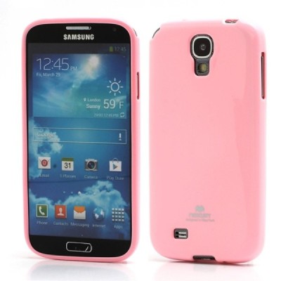Samsung Galaxy S4 šviesiai rožinis Mercury kieto silikono (TPU) dėklas / Priedai.lt