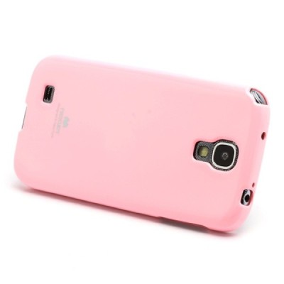 Samsung Galaxy S4 šviesiai rožinis Mercury kieto silikono (TPU) dėklas / Priedai.lt