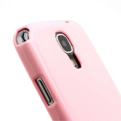 Samsung Galaxy S4 šviesiai rožinis Mercury kieto silikono (TPU) dėklas / Priedai.lt