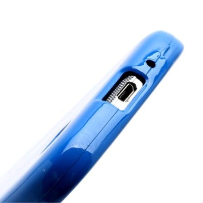 Samsung Galaxy S4 tamsiai mėlynas Mercury kieto silikono (TPU) dėklas / Priedai.lt