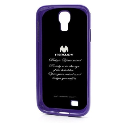 Samsung Galaxy S4 violetinės Mercury kieto silikono (TPU) dėklas / Priedai.lt