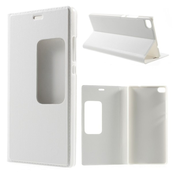 „Smart Window“ atverčiamas dėklas - baltas (P8)