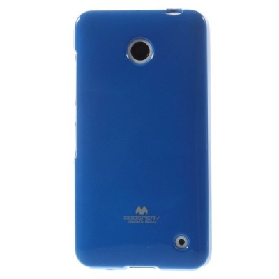 Nokia Lumia 630 (635) Mercury zils cieta silikona (TPU) apvalks / vacins.lv