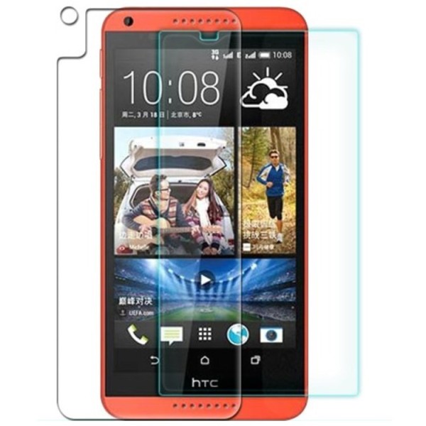 „Nillkin“ 9H Tempered Glass ekrāna aizsargstikls 0.33 mm + aizsargplēve aizmugurējām vāciņam (Desire 816 / Desire 820)