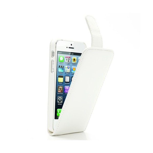 Klasisks atvēramais futrālis - balts (iPhone 5 / 5S / SE 2016)