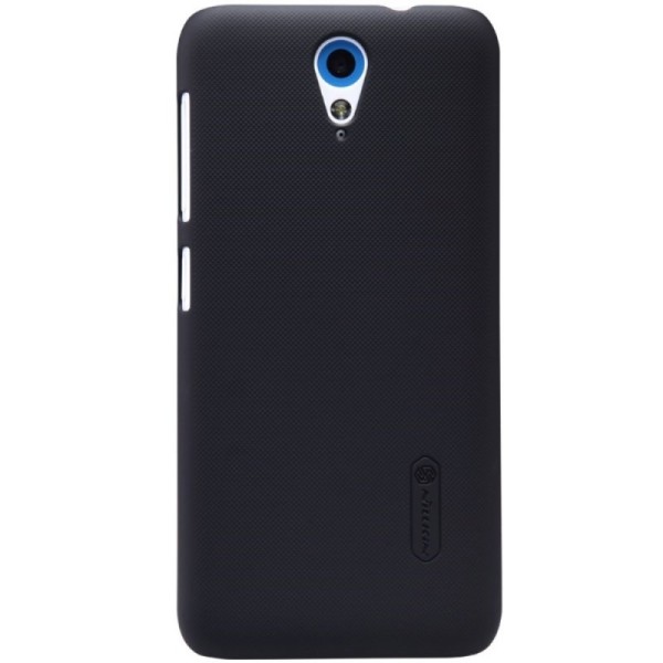 „Nillkin“ Frosted Shield apvalks - melns + ekrāna aizsargplēve (Desire 620)